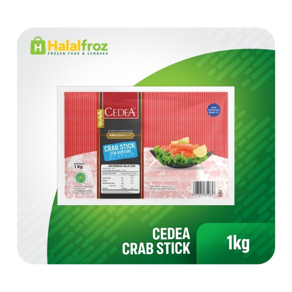 

Crab Stick Cedea 1KgGosend Ready, Paling murah, Terlaris