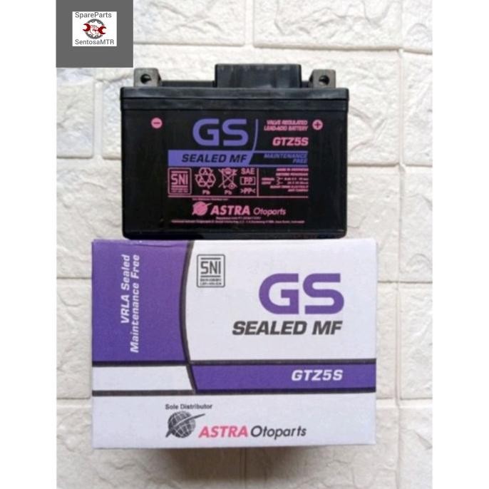 AKI MOTOR ASTRA GS GTZ5S BEAT FI F1 VARIO 110 125 INJEKSI ECCU KERING ORIGINAL DAN TERPERCAYA
