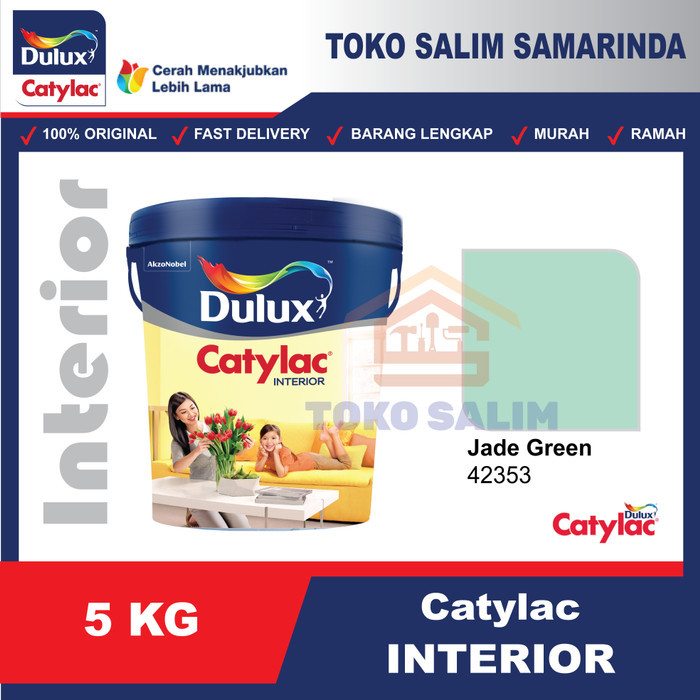 ><><><] Dulux Catylac Cat Tembok Interior Dalam Rumah 5KG - 42353 Jade Green