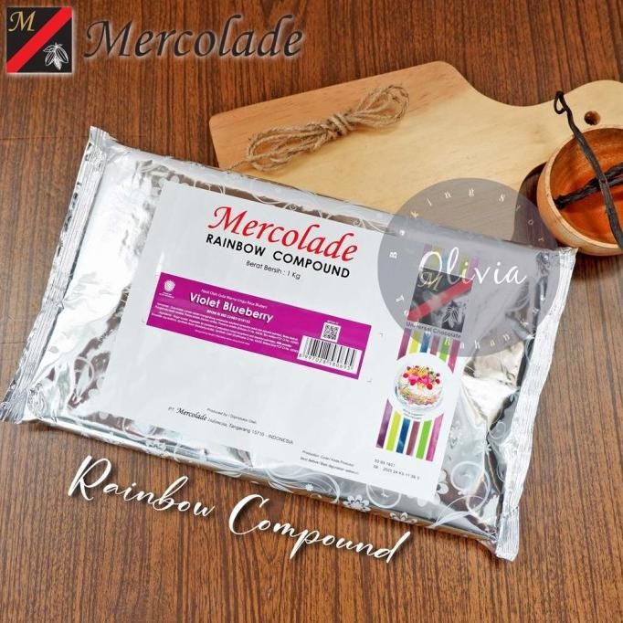 

JM23 Mercolade Rainbow Compound Varian Rasa / Cokelat Batang 1 Kg