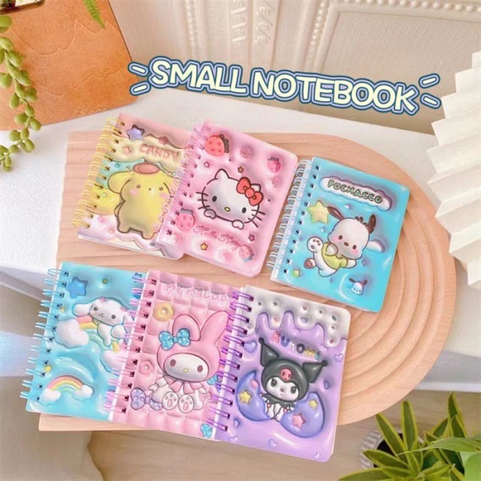 

NOTEBOOK Ring | Buku Catatan Karakter Kuromi | Notes Kuromi