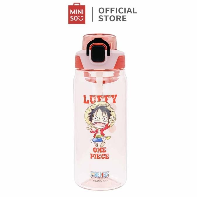 Sale Miniso X One Piece Classic Collection Tritan Bottle With Handle Botol Minum Plastik Tritan Deng