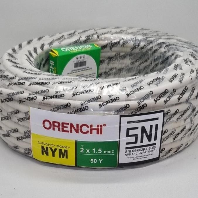 BEBAS ONGKIR - kabel nym 2x1.5 sni