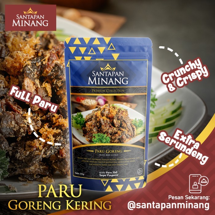 

Paru Goreng Kering Serundeng Santapan Minang