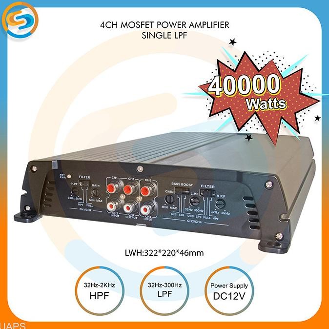 POWER AMPLIFIER MOSFET 4 CHANNEL POWER MOBIL UAPS