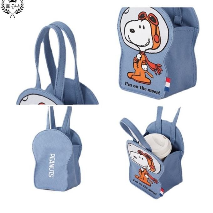 Promo Tas Botol Termos Tumbler Sarung Botol Minum Tali Pendek Snoopy Diameter Besar