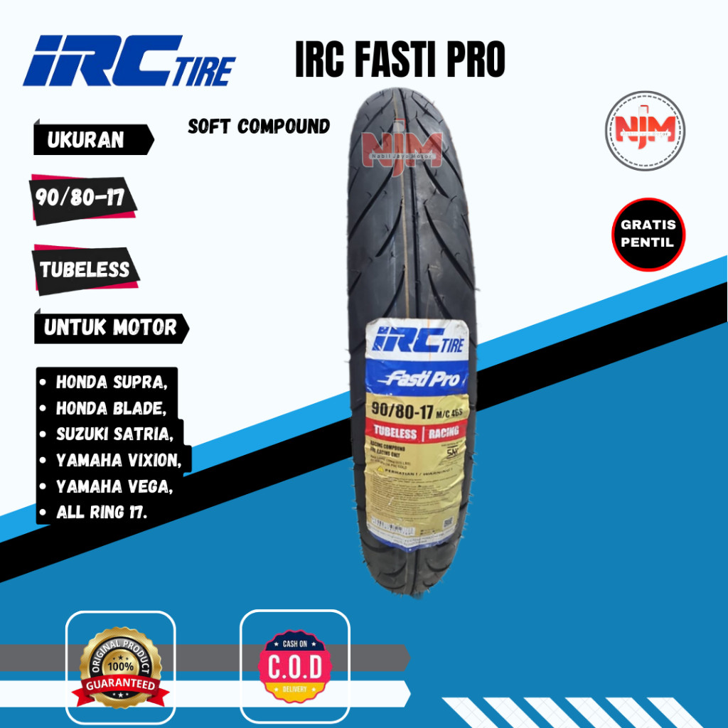 ban tubles irc fasti pro Soft Compound Ring 14 80/80 90/80 100/80