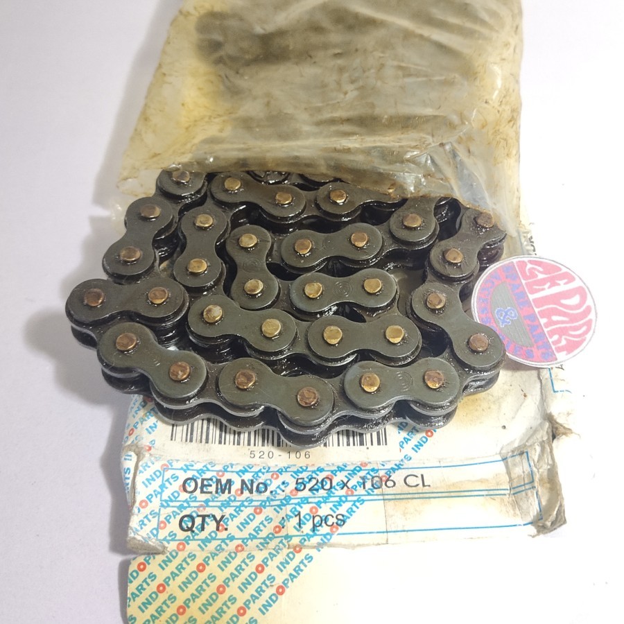 Rantai roda 520-106 Tiger KZ200 Merzy Ninja RR Limited Item Barang Langka Spare Part Motor Klasik