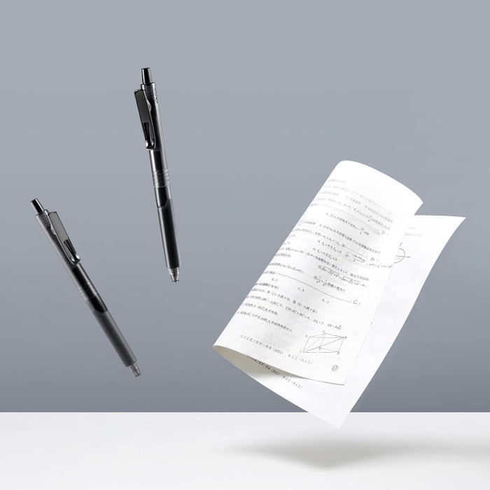 

Kaco Pena Pulpen Gel 0.5Mm Double Bead Pen Quick Dry Black Ink 1 Pcs - K9