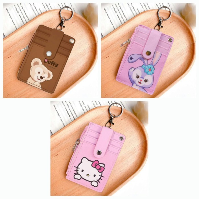 

D6462 Gantungan Lucu Kartu Nama / Id Card Lanyard Slot Koin / Card Holder & Slot Koin / Name Tag Id