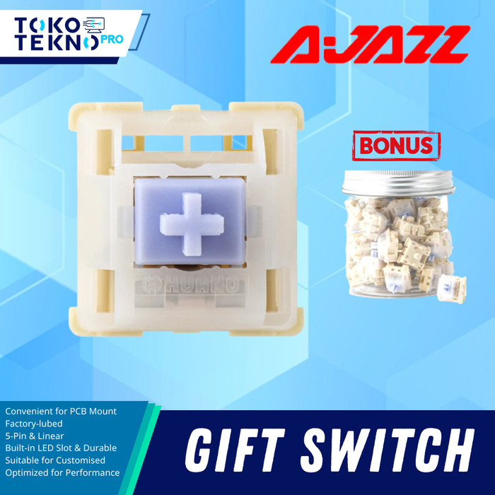 BIG SALE Ajazz Gift Switch Linear 5-Pin PCB Mechanical Switch Keyboard Gaming