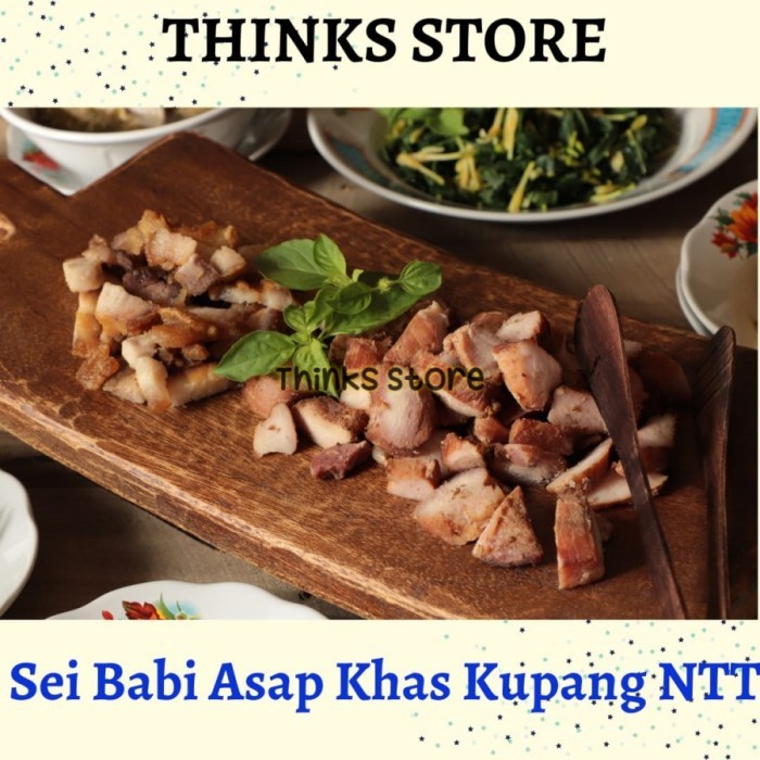 

SEI BABI KUPANG 500 GRAM - DAGING BABI ASAP SEI