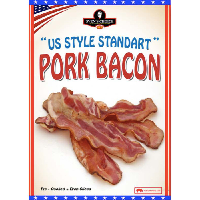 

BACON BABI SVEN'S CHOICE SVEN US STYLE PORK BACON 250 GR