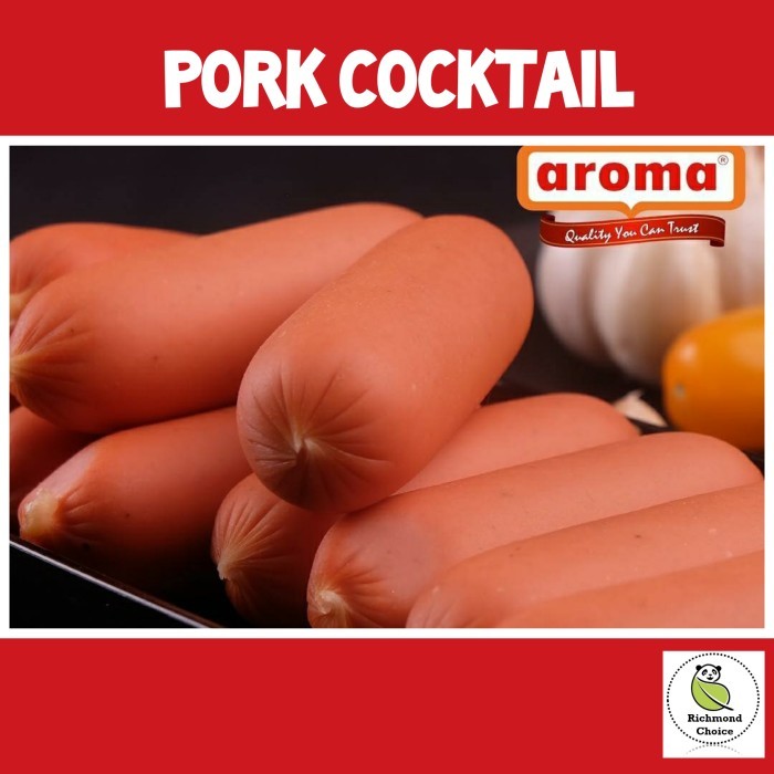 

PORK COCKTAIL AROMA 1 KG / SOSIS BABI AROMA UKURAN MINI 1 KG