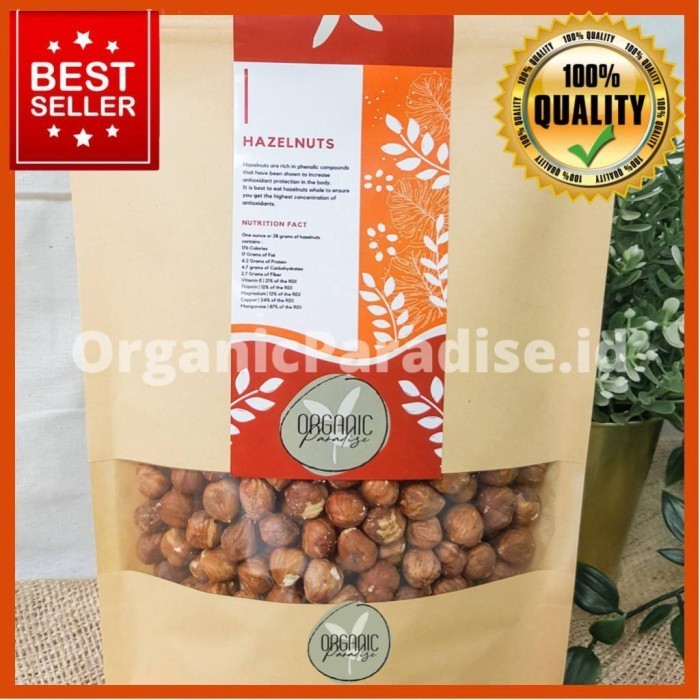 

ROASTED KACANG HAZELNUT 1 KG / KACANG HAZELNUT PANGGANG