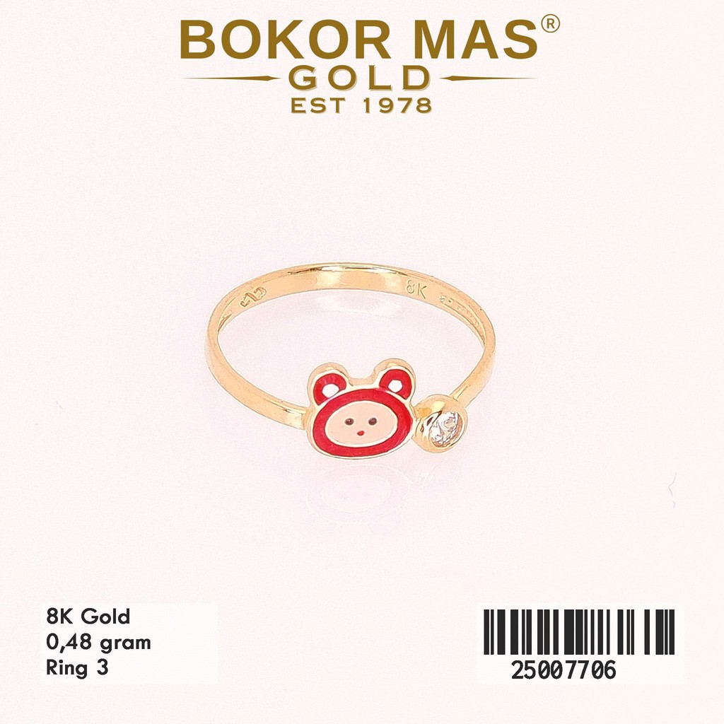 Cincin Anak Variasi Boneka Permata Emas 375 8K 25007706 - BokorMas Gold