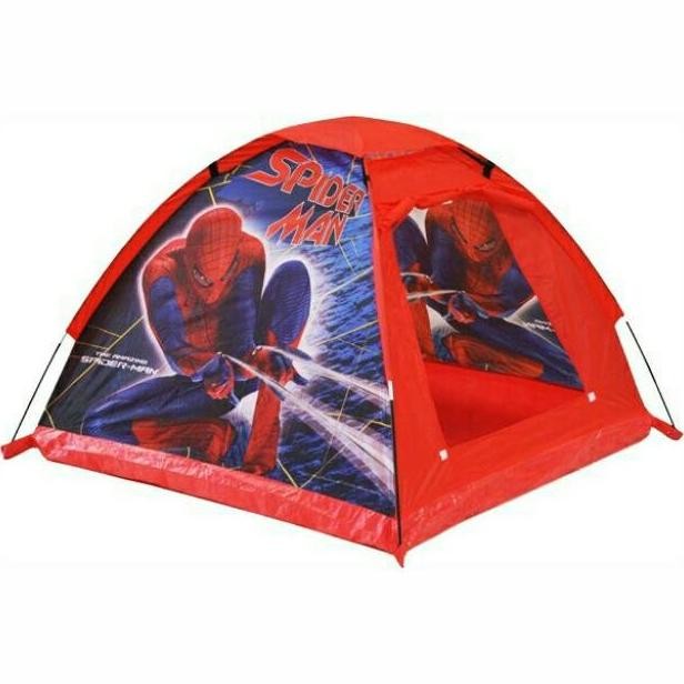 Mainan Tenda Camping Anak Bermain Berkemah Motif Spiderman Leonimarimas