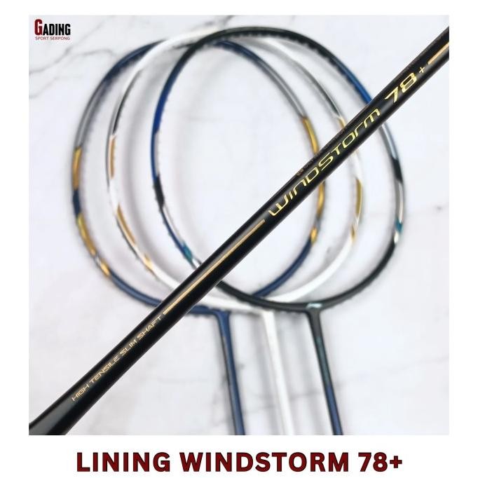 Diskon Raket Badminton Lining Windstorm 78 +