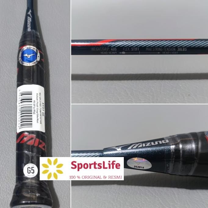 Miliki Raket Badminton Mizuno Xyst 05 Original