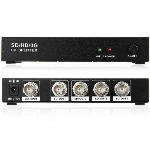 SDI splitter/Distributor 4 output / 4port - Support SD/HD/3G-SDI / SDI SPLITER 4port , 1 x 4