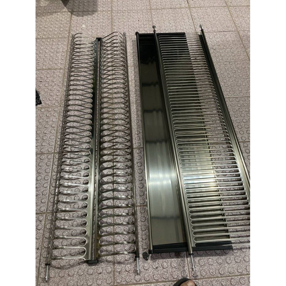 Rak Piring Gantung Stainless Kitchen Set / Rak Piring Lemari Dapur