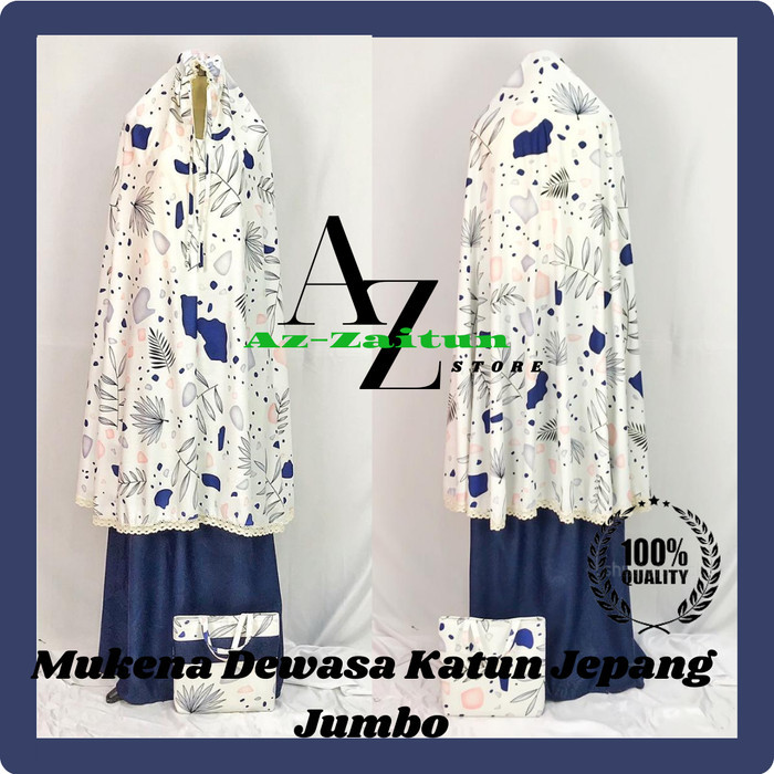 Minajshop Mukena Dewasa Terlaris Katun Jepang Premium Jumbo /Mukena Dewasa Katun