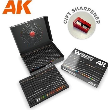 

HRG DISKON WEATHERING PENCILS DELUXE EDITION BOX AK10047 - AK pencil model kit