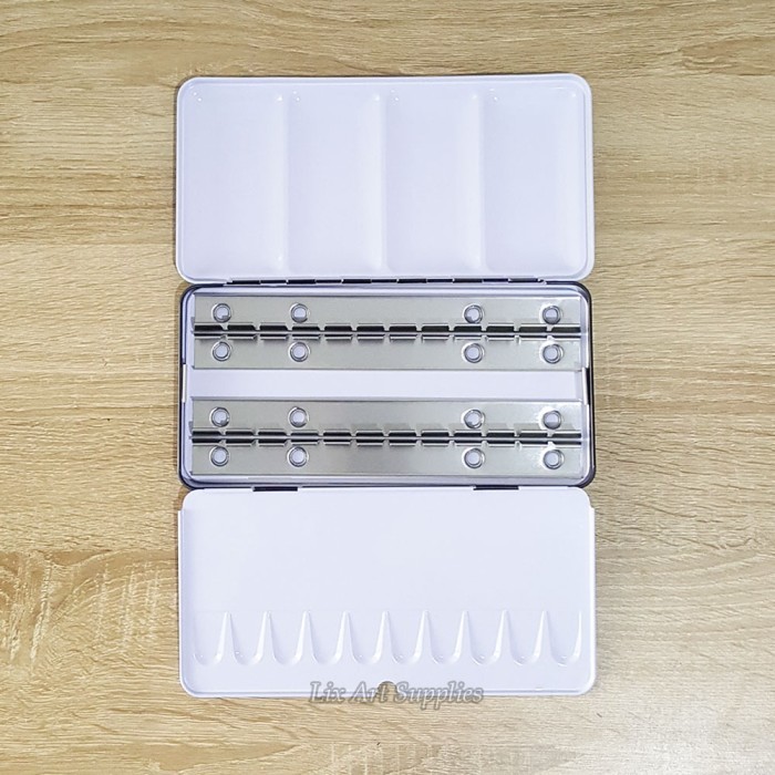 

SALE V-Tec Empty Watercolor Metal Box Set 48 Half pan Palette