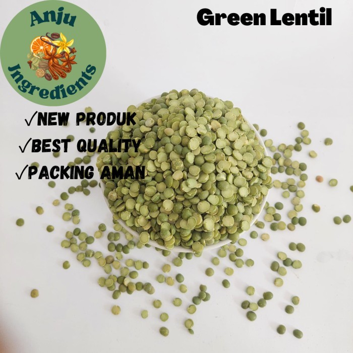 

SALE TERLARIS GREEN LENTIL 1KG / LENTIL HIJAU / GREEN SPLIT PEAS READYY