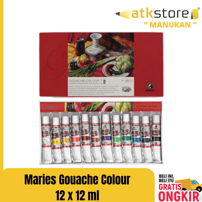 

BRG BARU Maries Gouache Colour 12x12 ml E.7312B
