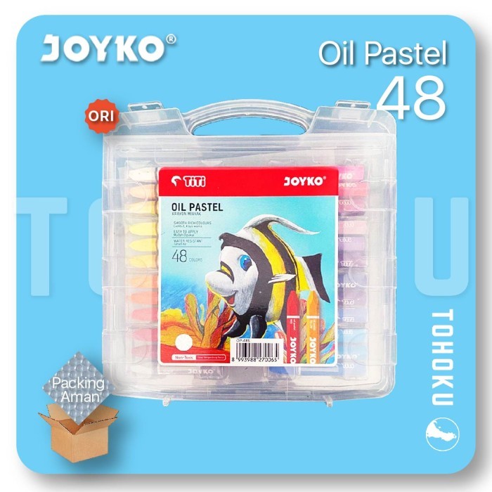 

PROMO Crayon 48 Warna - Krayon Joyko Titi Oil Pastel 48 Warna