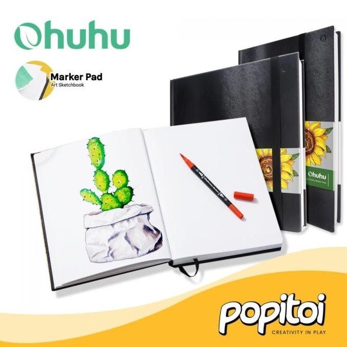 

BRG BARU OHUHU Alcohol Marker Pad Sketchbook Buku Gambar Sketsa