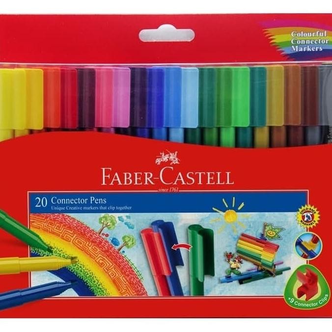 

BRG BARU Connector Pen Faber Castell 20 Warna