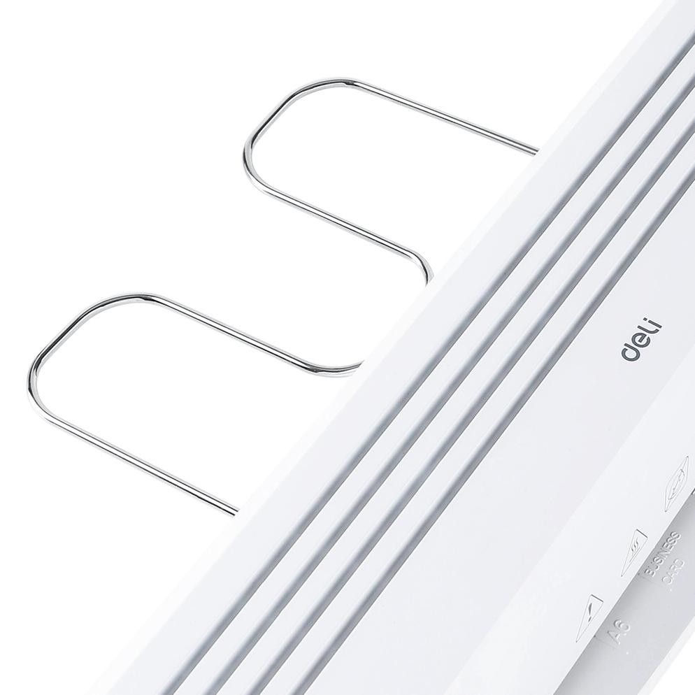 

TERMURAH Deli Laminator Mesin Laminating A4 80-125 Mic Laminasi Hot & Cold Foto Dokumen E14378 fb-4