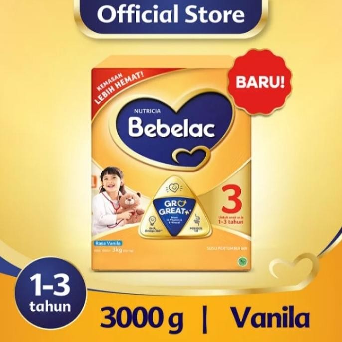 

Bebelac 3 Vanila/Madu 3.000Gr/3Kg