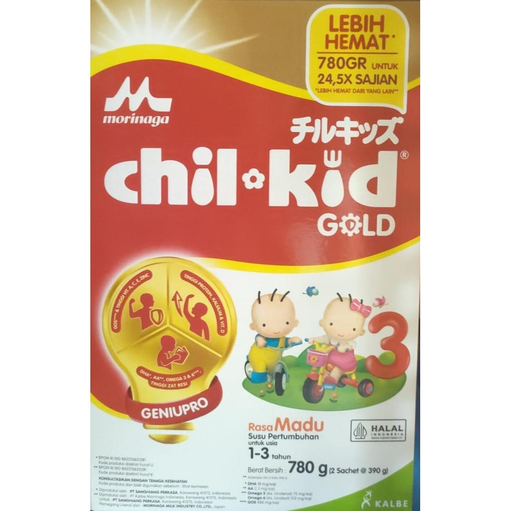 

Chilkid Gold / Chil Kid Reguler 800Gr Vanilla-Madu / Susu Anak 1-3Thn Promo