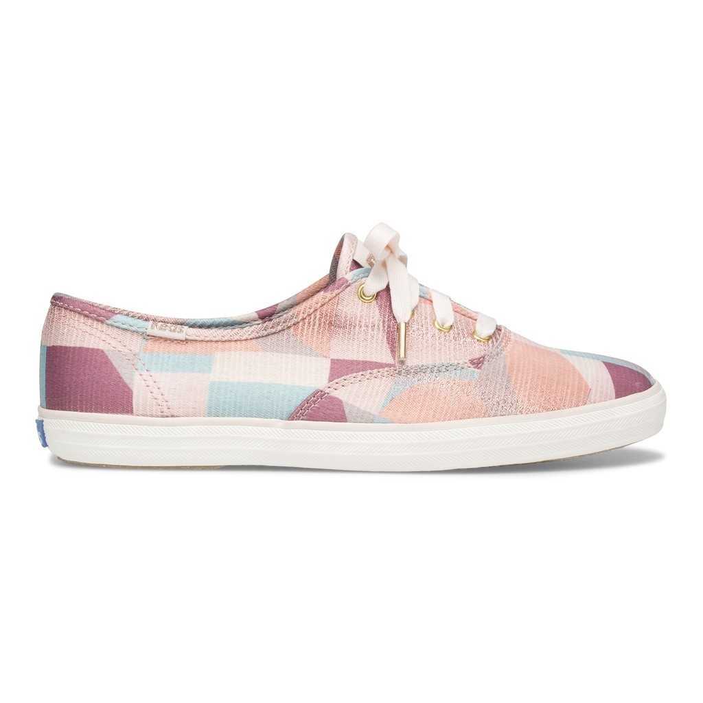 Keds Sepatu Wanita Champion Lurex Colorblock Pink Multi WF61882