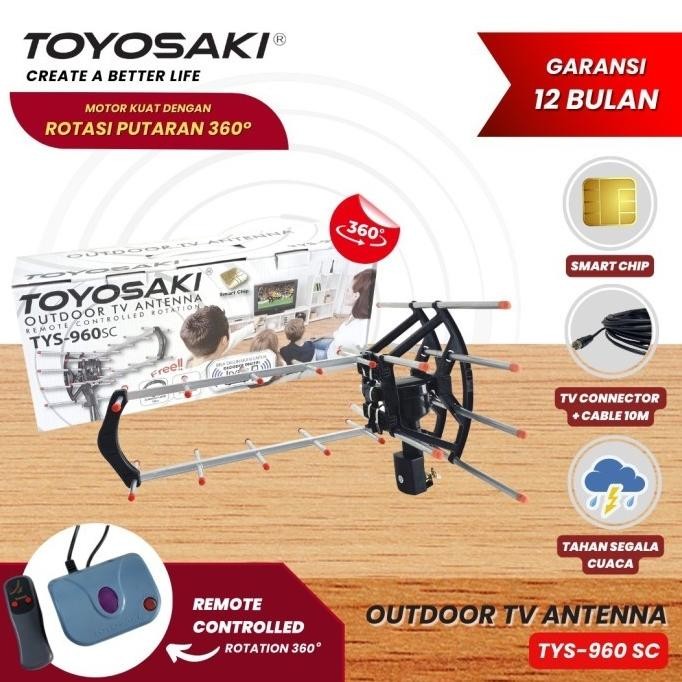 ANTENA TV DIGITAL TOYOSAKI OUTDOOR 960 / ANTENA LUAR DIGITAL TOYOSAKI TERBATAS