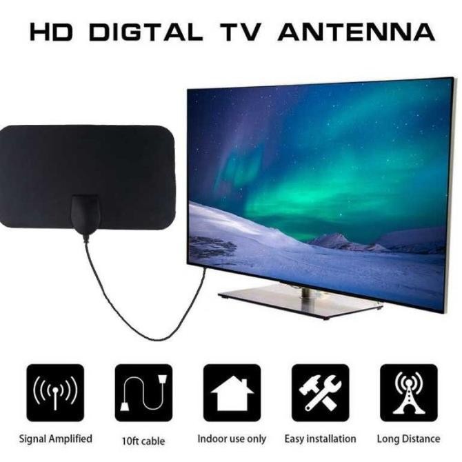 ANTENA TV DIGITAL 4K ULTRA HD ORIGINAL BARU