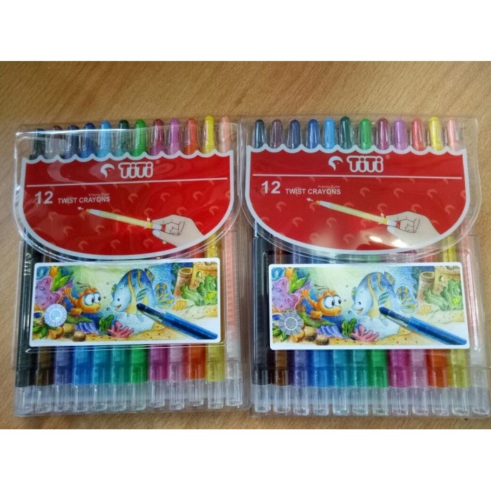 

Grosir!!! Twist Crayon Titi/Crayon Titi Puter/Krayon Titi Puter Isi 12