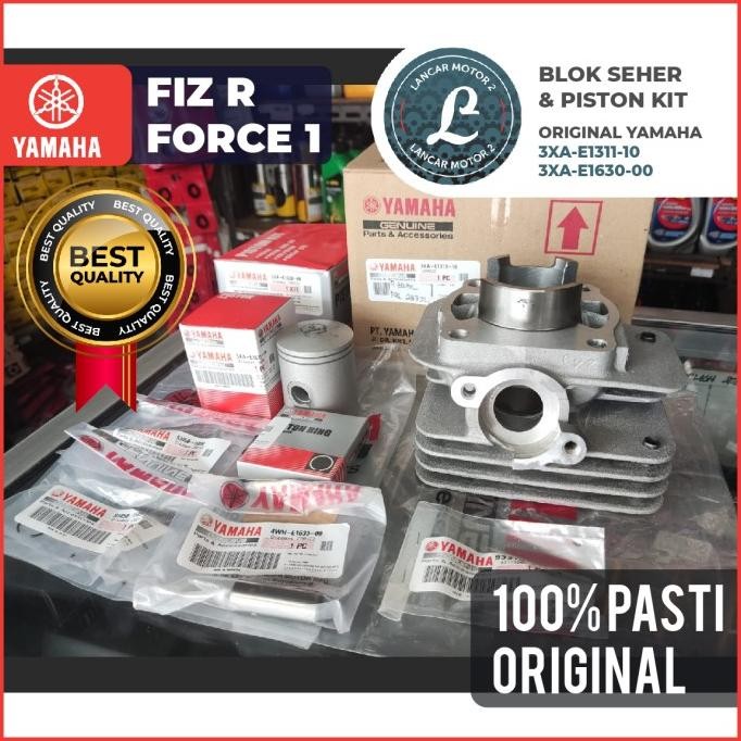 Blok Seher Piston Set FIZ R FIZR FORCE 1 ONE 100% Asli Original Yamaha