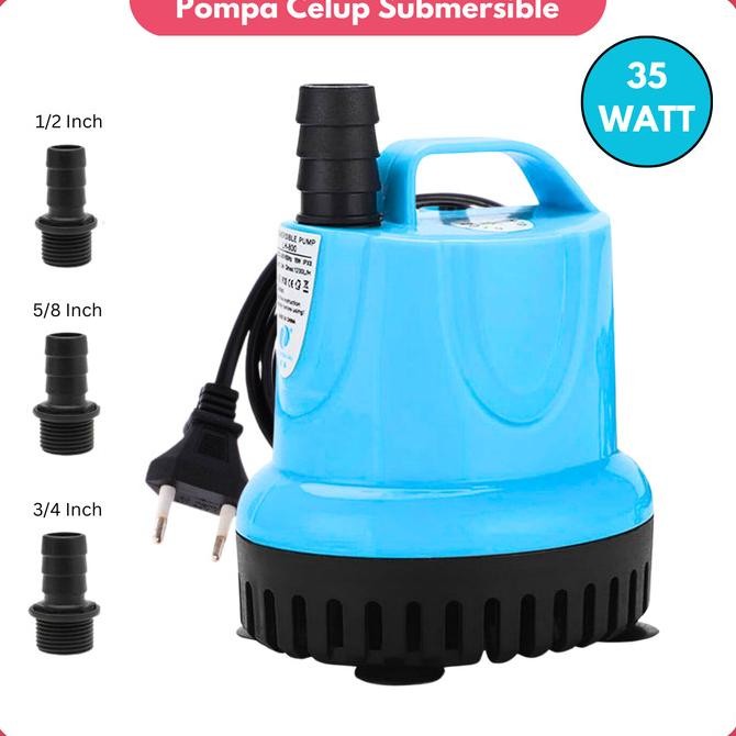 POMPA CELUP 35W POMPA KOLAM MESIN POMPA AIR SUBMERSIBLE POMPA SIBEL HEMAT