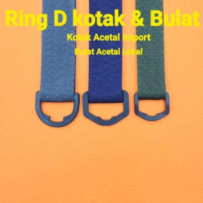 

Buckle Acetal Import & Lokal - RING D ada Kotak & Bulat - SK1