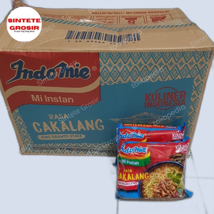 

TERLARIS! Indomie Mie Instan Kuah Dan Goreng Rasa Cakalang 1 Dus isi 40 pcs