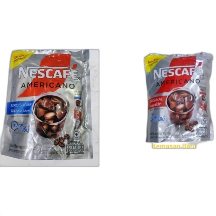

kopi americano zero sugar dan original