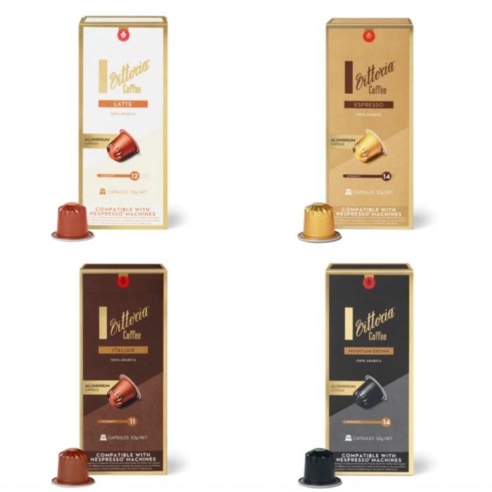

HOT SALE! Vittoria coffee pods kopi kapsul Capsule Nespresso compatible