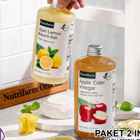 

Cua Apel Ari Lemon Paet 2 In 1 Organi Ml Cider Vinegar Cua Ari Apel