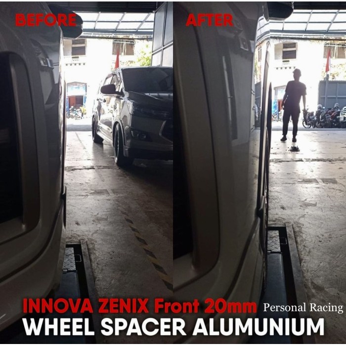 Wheel Spacer Adaptor Velg Mobil Fitment Innova Reborn Zenix