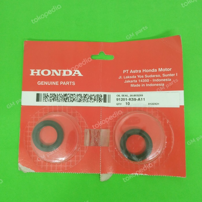 Oil Seal 20.8X32X6 Vario 125 91201K59A11 Asli Ahm