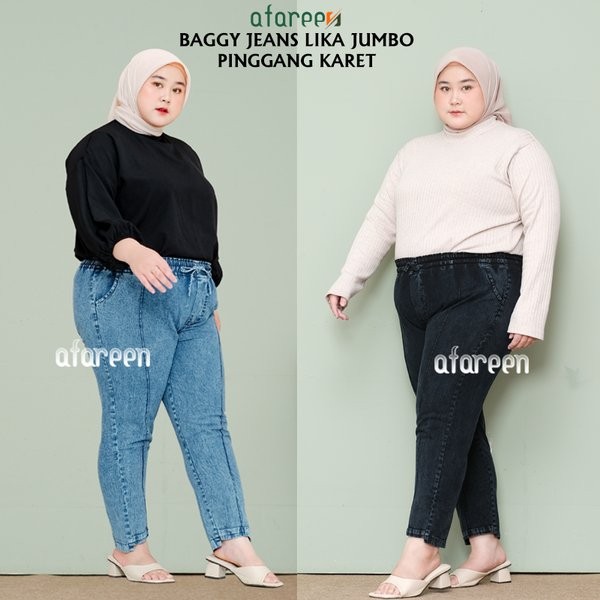 BOYFRIEND KULOT JEANS WANITA SUPER JUMBO CELANA JEANS KULOT HIGHWAIST